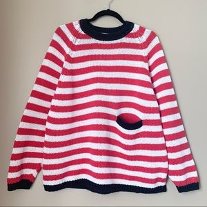 Vintage | Striped heavy knit sweater